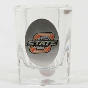  Oklahoma State 2oz Square Shot Glass: Sports & Outdoors