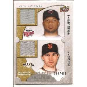  2009 Upper Deck Ball Park Collection Barry Zito 