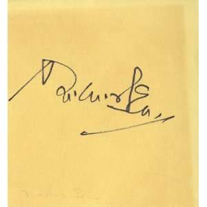  Mihir Sen Autographed Signature Card 