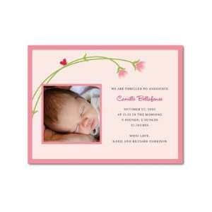  Girl Birth Announcements   Little Butterfly By Migi: Baby
