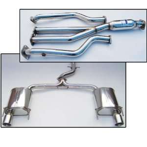  Lexus IS250/350 Q300 Cat Back Exhaust System with Mid Pipe Automotive