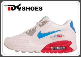 Nike Air Max 90 2007 GS White Blue Cherry 2011 Shoes 1  