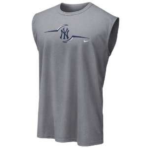  Nike New York Yankees Dri Fit Sleeveless Shirt Sports 