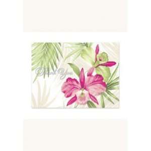  Cattleya Orchid Mahalo Cards, 8 Pack