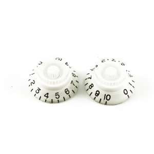  METRIC BELL KNOB WHITE (SET OF 2): Musical Instruments