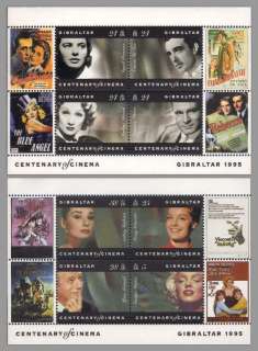 Audrey Hepburn Marilyn Monroe Laurence Olivier Stamps  