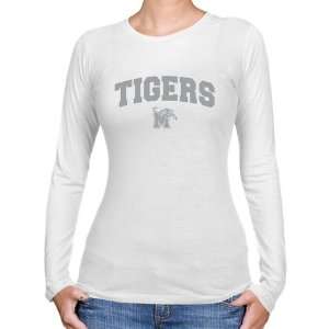 Memphis Tiger Tee Shirt : Memphis Tigers Ladies White Logo 