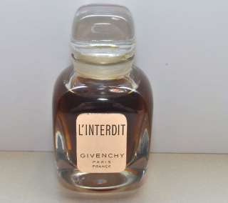 Vintage Givenchy LInterdit Pure Parfum Large 1 fl. oz  