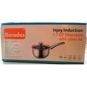  Berndes Injoy Induction 1.7 QT Saucepan with glass lid 
