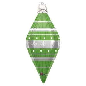  Christmas Balloons   Green Holiday Ornament Super: Home 