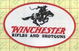 Winchester Patch Iron on Firearms Guns Pistol Hunter Rifle Handgun 