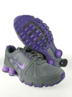 NIKE SHOX AGENT+ NEW Womens Purple Grey iPod Ready Running Shoes Size 