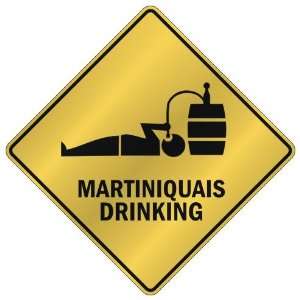   DRINKING  CROSSING SIGN COUNTRY MARTINIQUE: Home Improvement