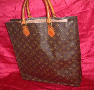 Louis Vuitton Sac Plat tote bag M51140 authentic is guaranteed  