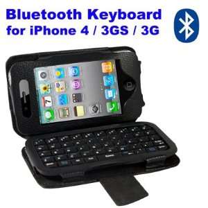   Keyboard with Leather Case for iPhone 4 / 3GS / 3G