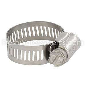 Stainless Steel Hose Clamp Marine Grade 300 SAE size 12 for 1/2 to 1 