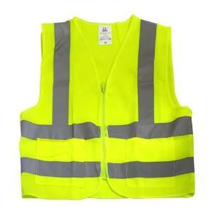   Front Safety Vest with 2 Side Pockets, ASIN/ISEA Standard   Size Large