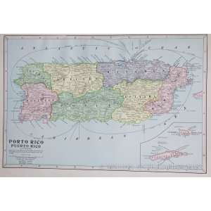  Miller Map of Porto Rico (1902)