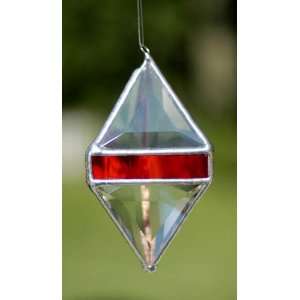  Rainbow Water Prism   Red Rainbow Maker   Crystal Stained 