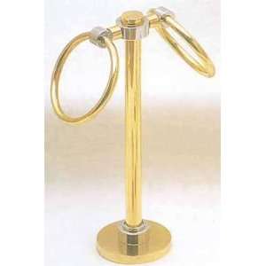  Allied Brass Mercury Vanity Two Ring Towel Holder: Home 