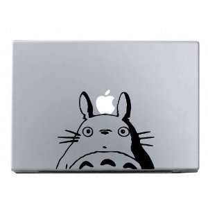   : Totoro Black Macbook Decal Mac Apple skin sticker: Everything Else