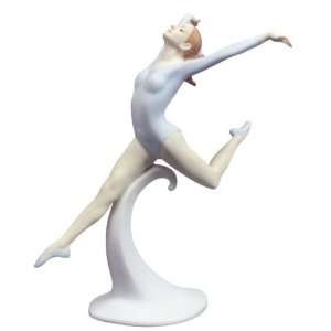  Grand Jete Gymnastics Porcelain Sculpture