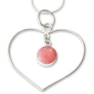  Rose quartz heart necklace, Love Shines Jewelry