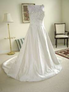 BNWT NEW Allure Bridal 8158 Diamond White Silver Wedding Dress Gown sz 