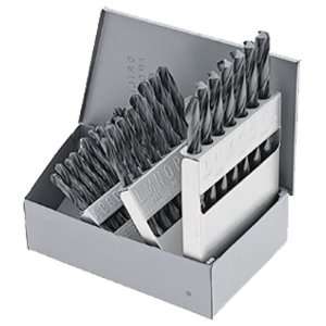 Jobbers Length, High Speed Steel   Drill Sets No. 61 80 Bright Finish 
