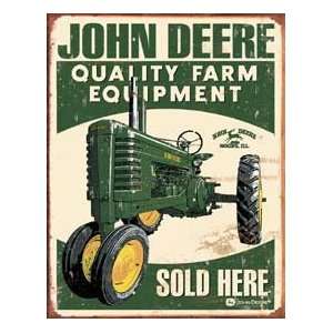  John Deere Tractor Tin Sign #H1455: Home & Kitchen