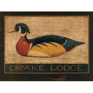  Drake Lodge Finest LAMINATED Print Warren Kimble 24x18