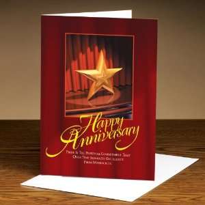   Happy Anniversary Star 25 Pack Greeting Cards: Office Products