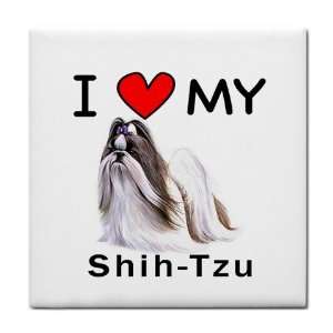  I Love My Shih Tzu Tile Trivet: Everything Else