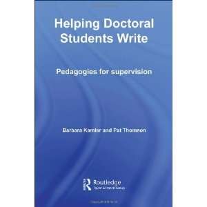   Write Pedagogies for Supervision [Paperback] Barbara Kamler Books