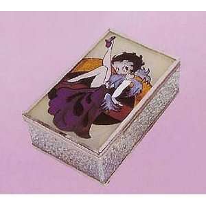  Betty Boop Leg Kick Painted Jewelry Box: Home & Kitchen