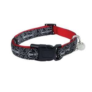  Casual Canine Nylon Bad to The Bone Dog Collar, 10 to 16 