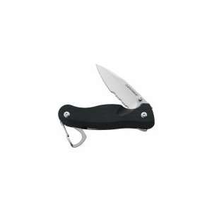  LEATHERMAN c33Lx Folding Knife,Locking,Blk,Stud,Combo 