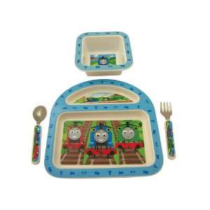  Learning Curve Thomas and Friends 4 Piece Feeding Set 