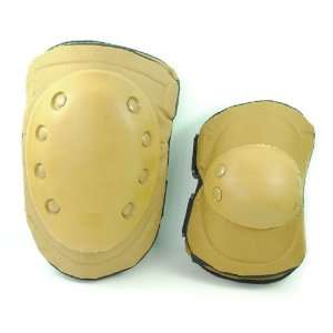 Light Yellow Camouflage Kneecap Elbow Protective Gear Combination 