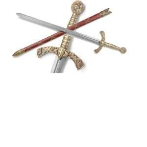  SWORD KNIGHTS TEMPLAR RED/GOLD: Sports & Outdoors