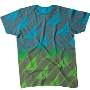  Fly Racing Spring T Shirt   Small/Grey/Teal: Automotive
