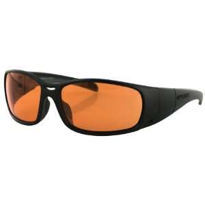  Bobster Ambush Sunglasses Black Frame/Amber Lens BAMBU101A 
