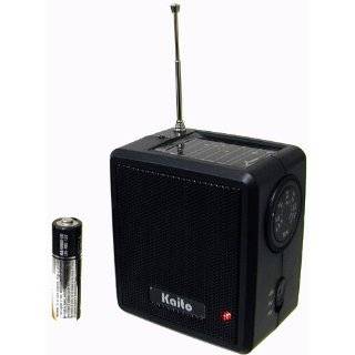 Kaito SB 1059 Mini Hand Crank AM / FM Weather Radio, Black