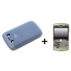  Light Blue Silicone Soft Skin Case Cover for Blackberry Bold 
