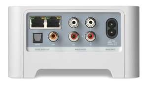With optical and coax digital outputs    as well as analog RCA inputs 