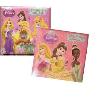   Princess Bath Books (Rapunzel, Tiana, Belle, Cinderella) Toys & Games