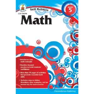    12 Pack CARSON DELLOSA SKILL BUILDERS MATH GR 5: Everything Else