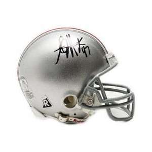  A.J. Hawk Ohio State Buckeyes Autographed Mini Helmet 