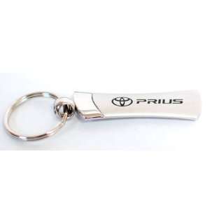  Toyota Prius Chrome Blade Shape Keychain Key Fob Ring Automotive