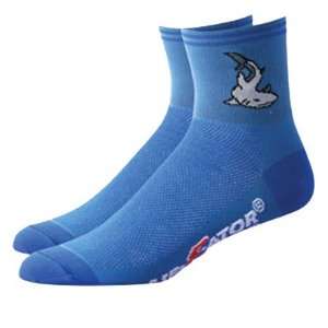  DeFeet AirEator 2.5in Shark Attack Cycling/Running Socks 